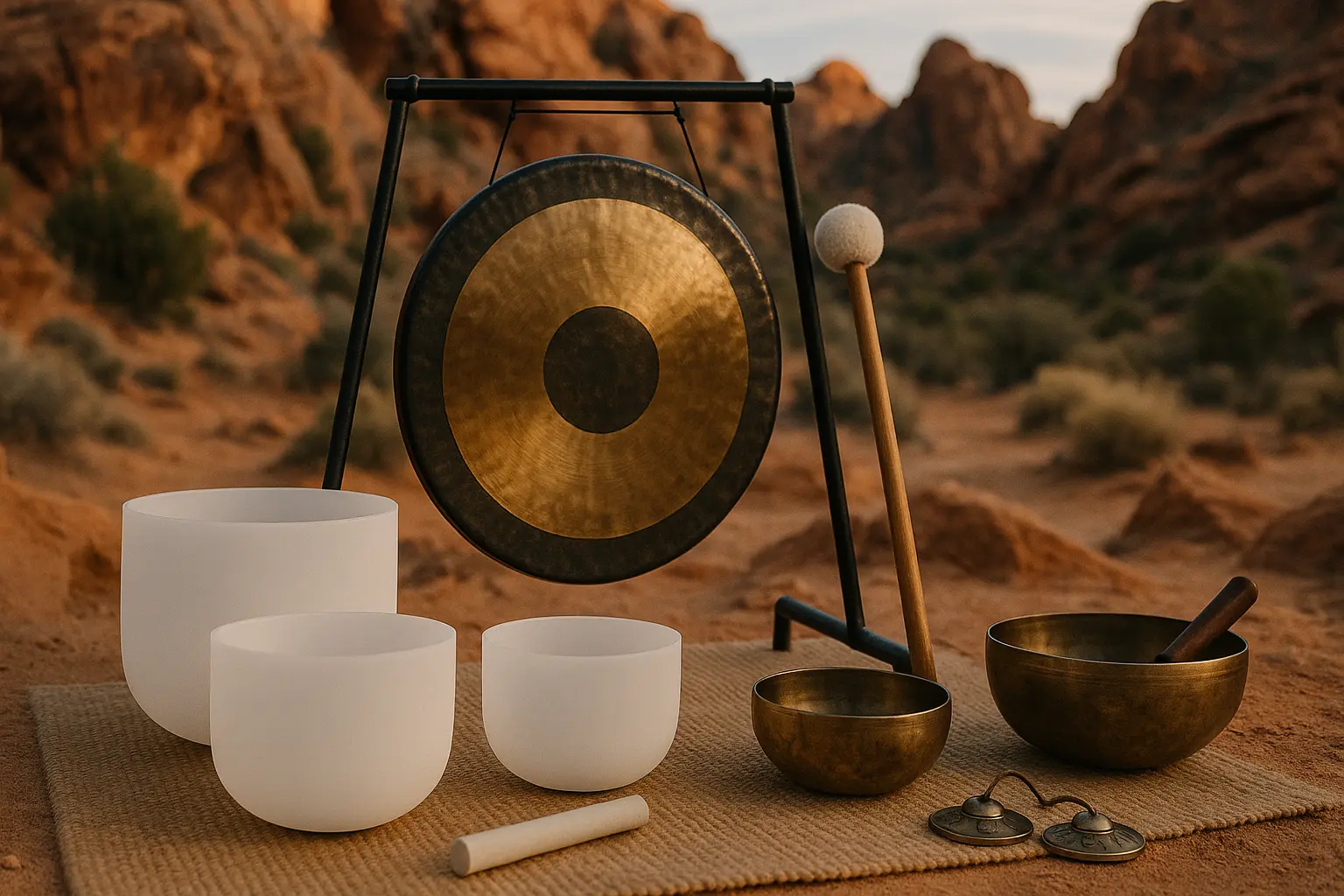 Baño de sonido con gong y cuencos tibetanos para armonizar energía y bienestar